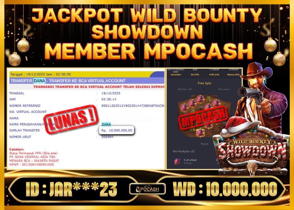 MPOCASH JACKPOT WILD BOUNTY SHOWDOWN
